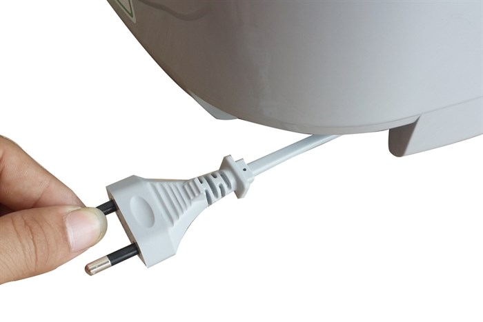 Nồi cơm điện tử Sharp 1.0 lít KS-COM11V Màu Trắng - Xám