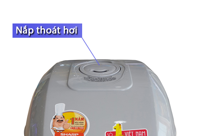 Nồi cơm điện tử Sharp 1 lít KS-COM11VNồi cơm điện tử Sharp 1 lít KS-COM11V