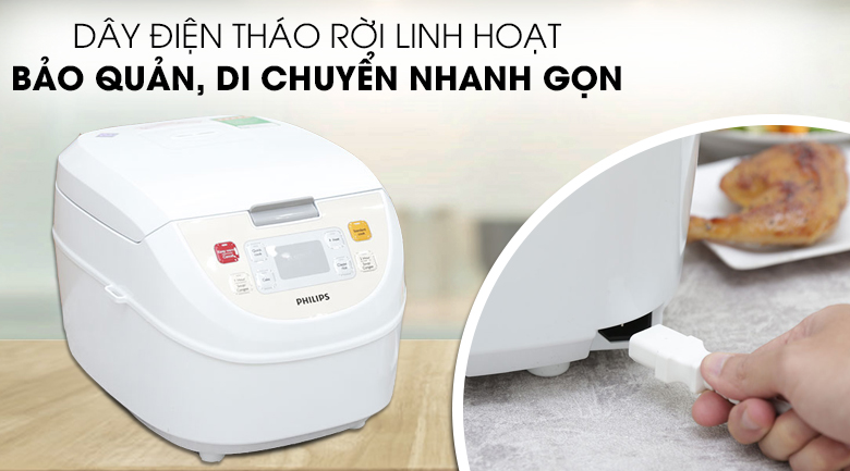 Nồi cơm điện tử Philips 1.8 lít HD3130