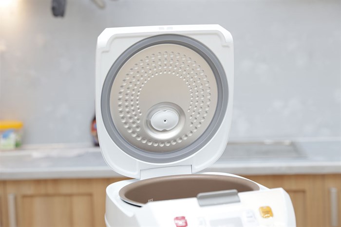 Nồi cơm điện tử Philips 1.8 lít HD3130 Màu Trắng - vàng đồng