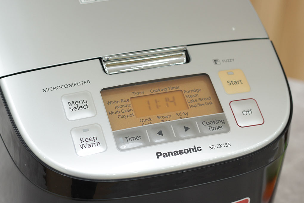Nồi cơm điện tử Panasonic 1.8 lít SR-ZX185KRAM