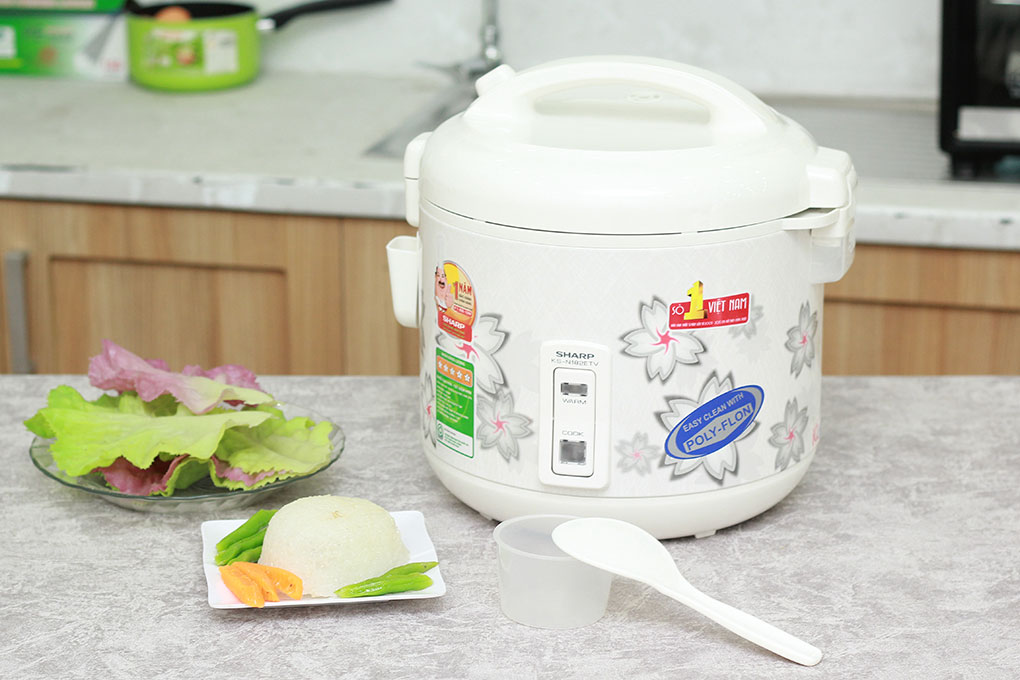 Nồi cơm điện nắp gài Sharp 1.8 lít tại vuivui.com