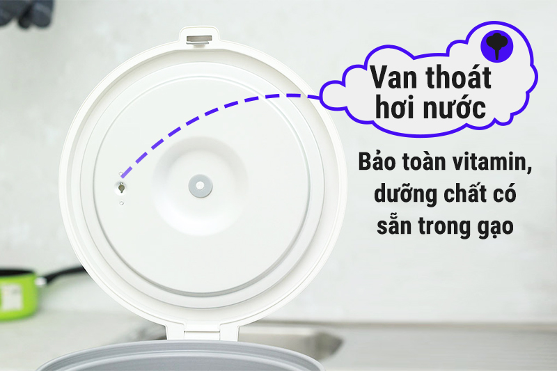 Van thoát nước Nồi cơm điện nắp gài Sharp 1.8 lít KS-N182ETV