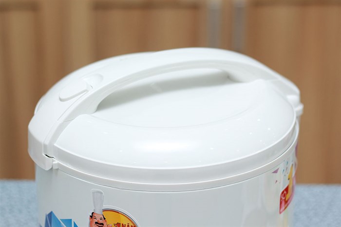 Nồi cơm nắp gài Sharp 1.8 lít KS-18TJV Màu Trắng - Tím