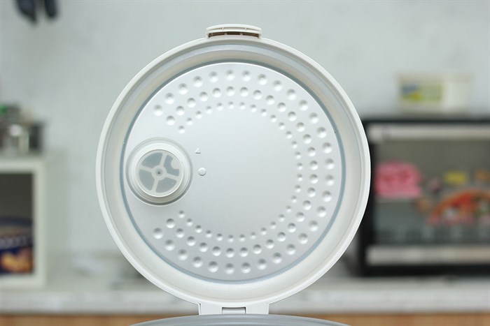 Nồi cơm nắp gài Sharp 1.8 lít KS-18TJV Màu Trắng - Tím