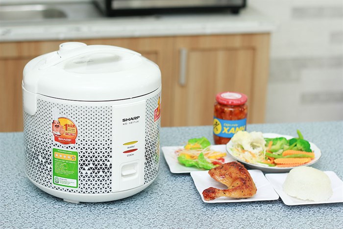 Nồi cơm nắp gài Sharp KS-181TJV 1.8 lít - dienmayxanh.com