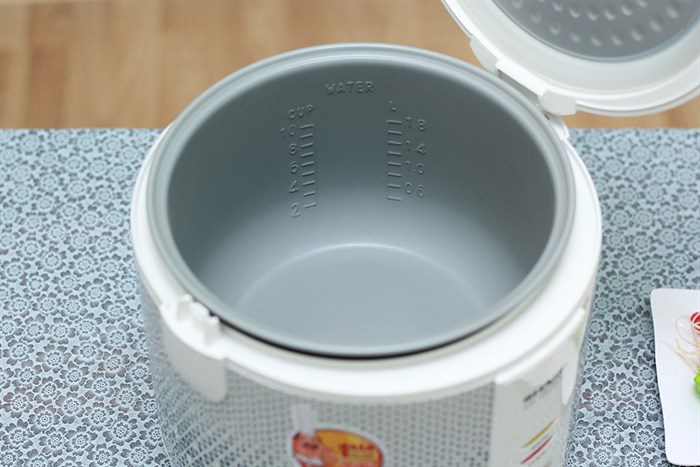 Nồi cơm điện Sharp 1.8 lít KS-181TJV Màu Trắng