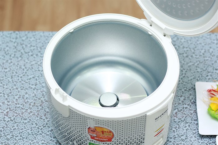 Nồi cơm điện Sharp 1.8 lít KS-181TJV Màu Trắng