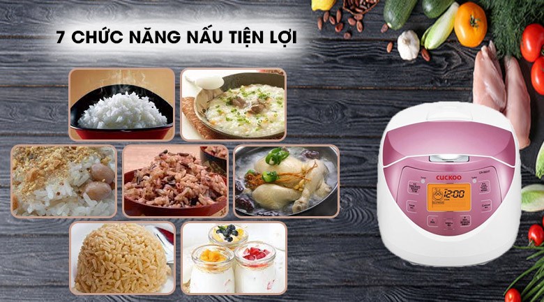 Nồi cơm điện tử Cuckoo 1 lít CR- 0631F - 6