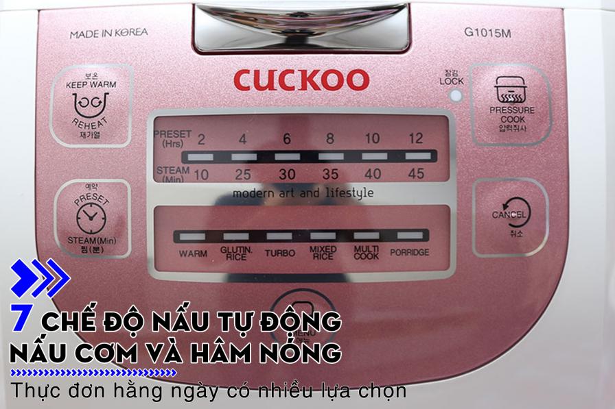 Nồi cơm điện tử Cuckoo 1.8 lít CRP-G1015M
