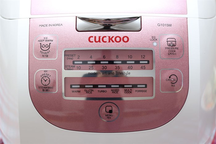 Nồi cơm điện tử áp suất Cuckoo 1.8 lít CRP-G1015M Màu Hồng