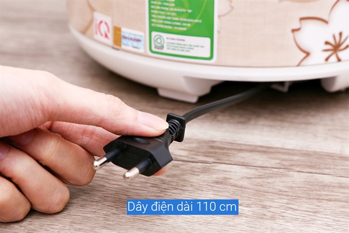 Nồi cơm nắp gài Sharp 1.8 lít KS-N191ETV Màu Nâu nhạt