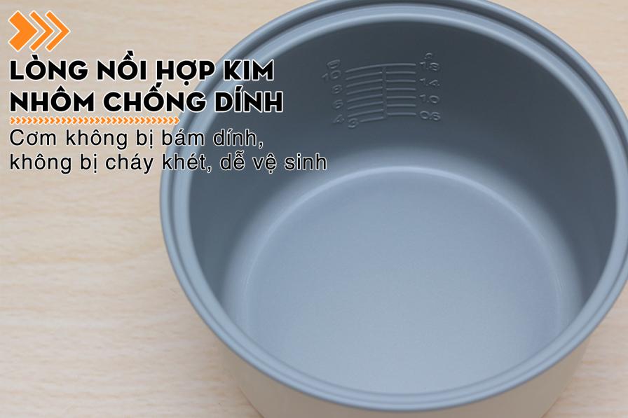 Lòng Nồi cơm điện nắp gài Sharp 1.8 lít KS-N191ETV