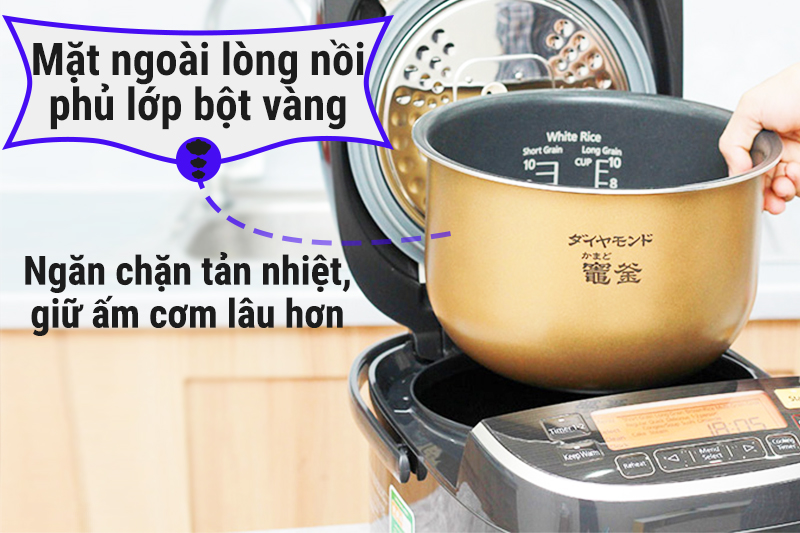Nồi cơm điện cao tần Panasonic 1.8 lít SR-PX184K