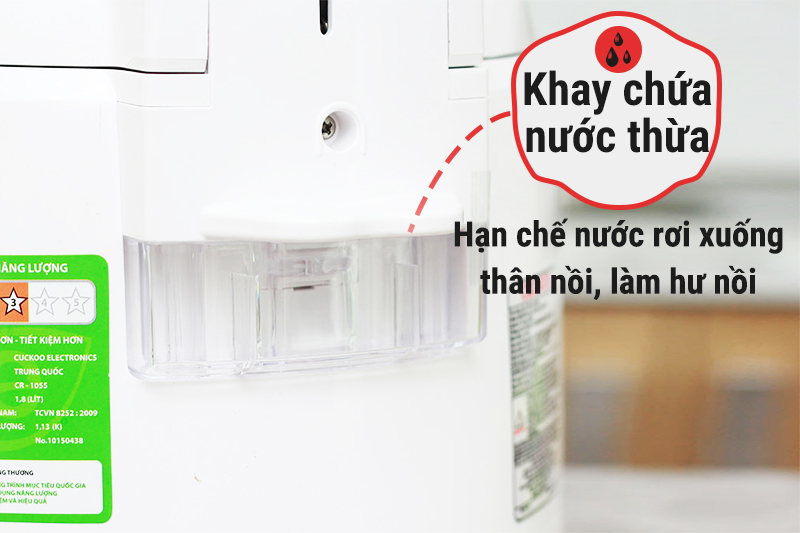 Nồi cơm điện nắp gài Cuckoo 1.8 lít CR-1055