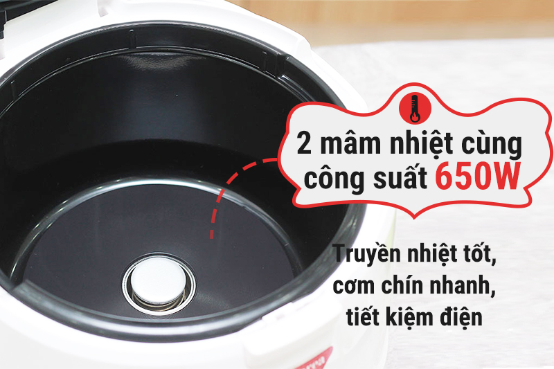 Nồi cơm điện nắp gài Cuckoo 1.8 lít CR-1055