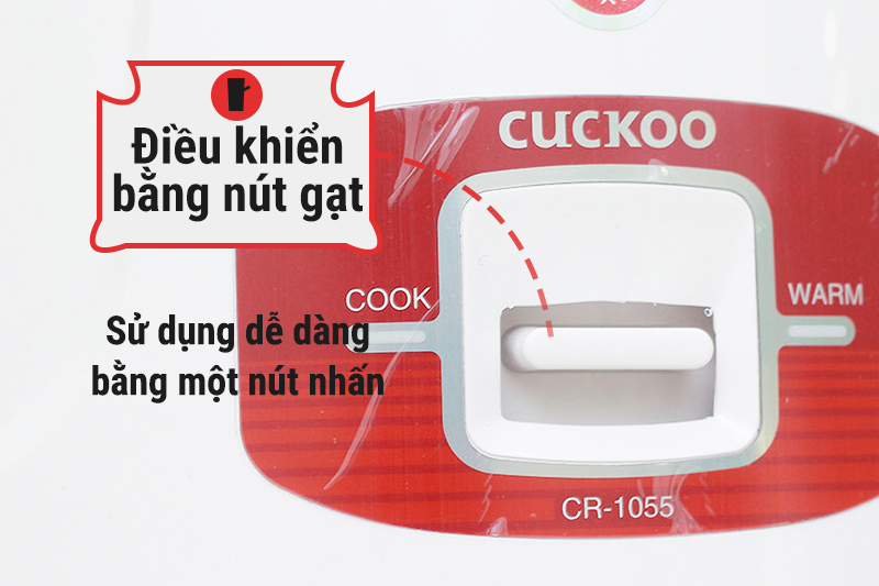 Nồi cơm điện nắp gài Cuckoo 1.8 lít CR-1055