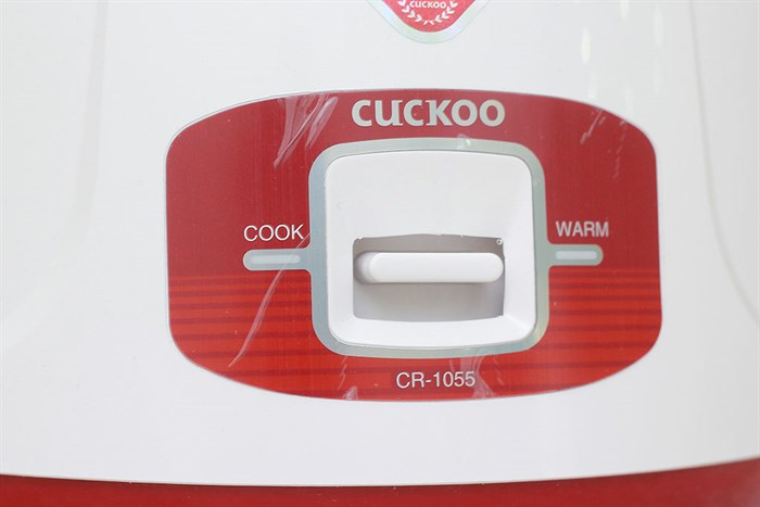 Nồi cơm điện Cuckoo 1.8 lít CR-1055 Màu Trắng - Đỏ
