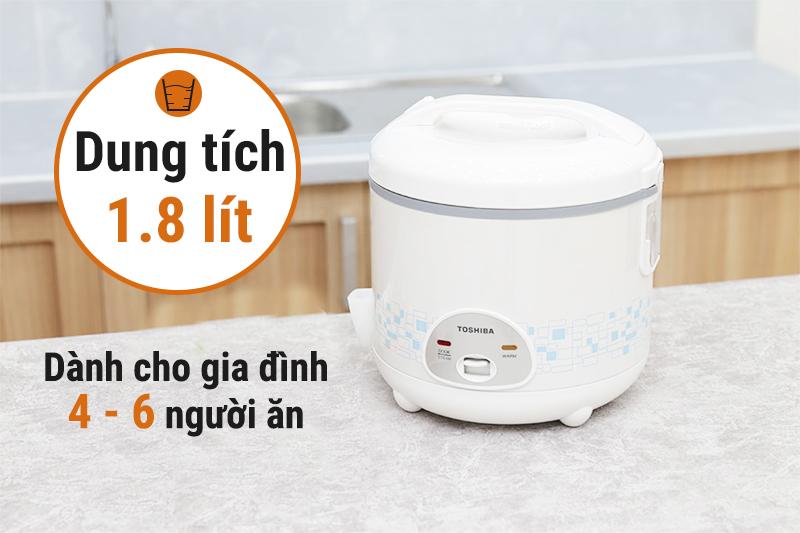 Nồi cơm điện nắp gài Toshiba 1.8 lít RC-T18FSVN (SB)