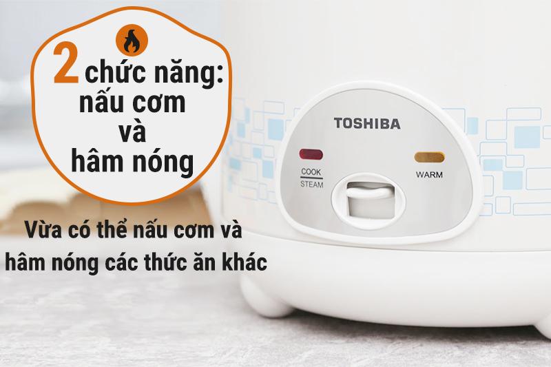 Nồi cơm điện nắp gài Toshiba 1.8 lít RC-T18FSVN (SB)