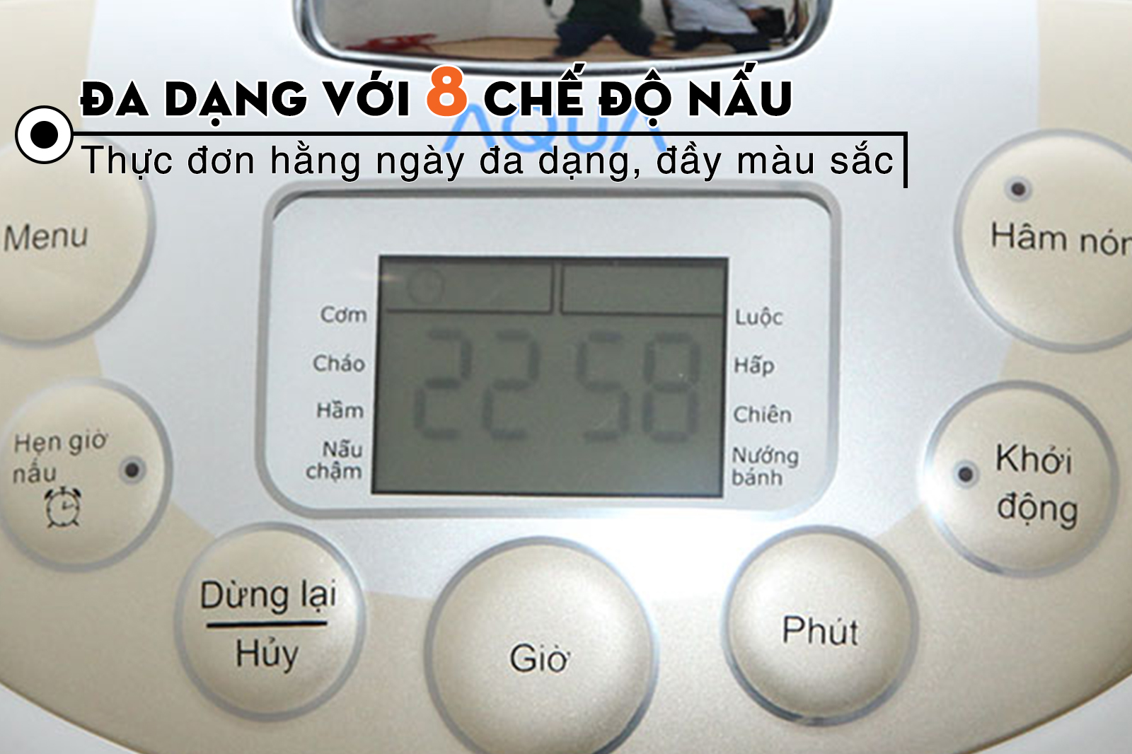 Nồi cơm điện tử Aqua 1.8L ARM-M200