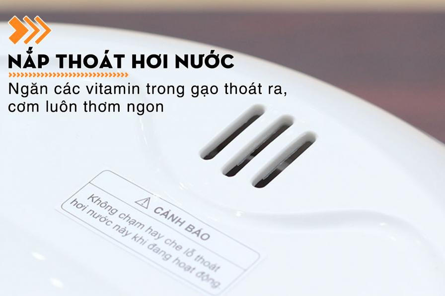 Nồi cơm điện nắp gài Aqua 1.8 lít ARJ-VM18A