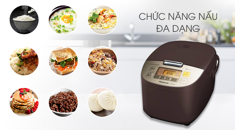 Nồi cơm điện tử Panasonic 1.8 lít SR-ZS185TRAM