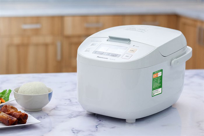 Nồi cơm điện tử Panasonic 1.8 lít SR-ZE185WRAM Màu Trắng
