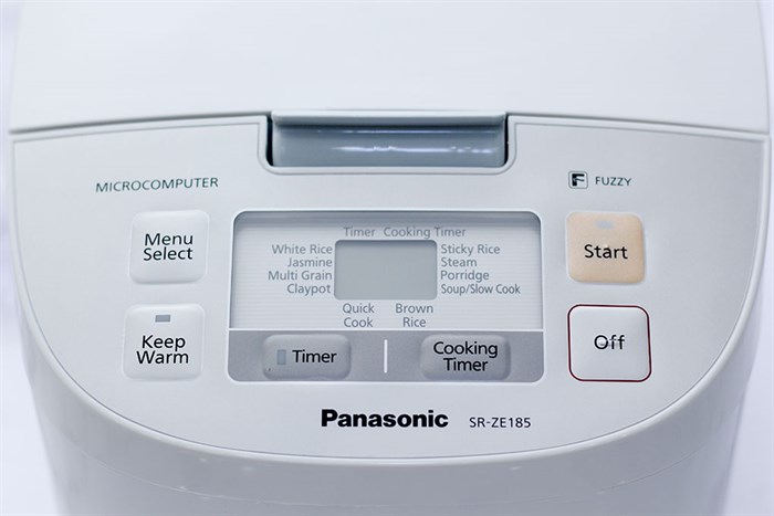 Nồi cơm điện tử Panasonic 1.8 lít SR-ZE185WRAM Màu Trắng