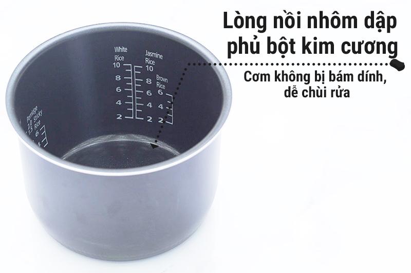 Nồi cơm điện tử Panasonic 1.8 lít SR-ZE185WRAM