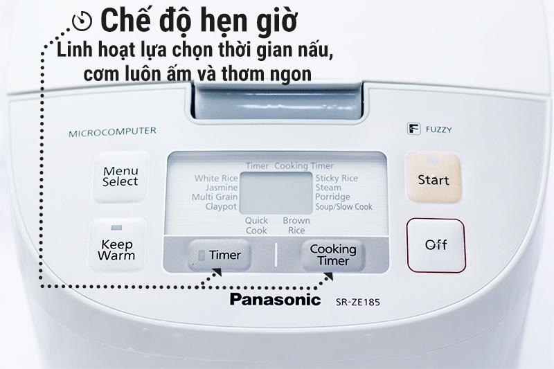 Nồi cơm điện tử Panasonic 1.8 lít SR-ZE185WRAM