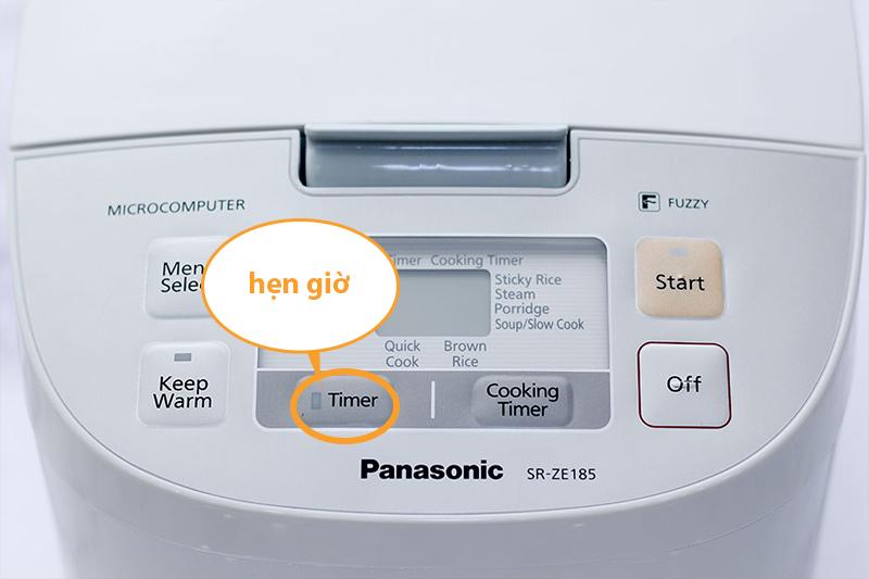 Nồi cơm điện tử Panasonic 1.8 lít SR-ZE185WRAM