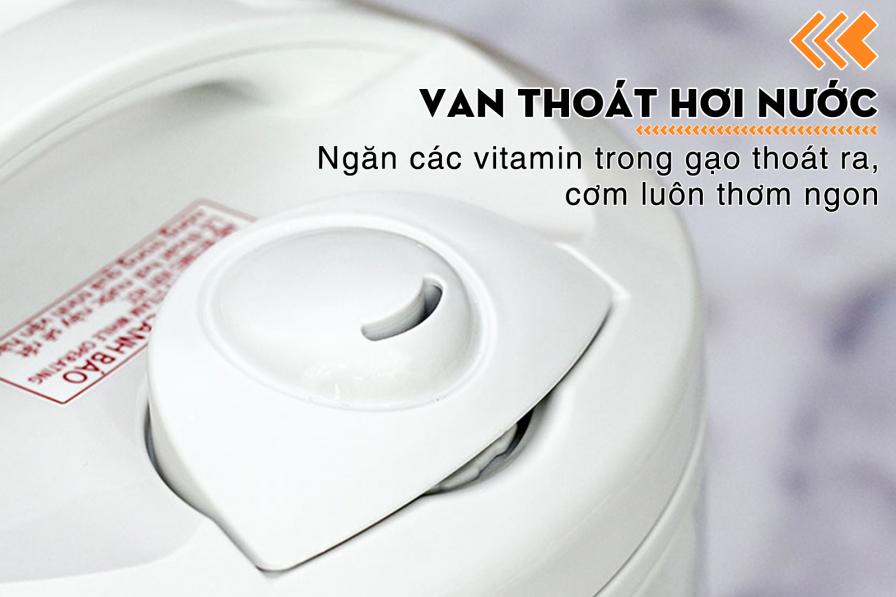 Nồi cơm điện nắp gài Panasonic 1.8 lít SR-MEV18HRA