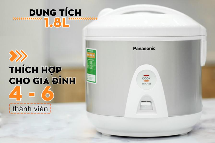 Nồi cơm điện nắp gài Panasonic 1.8 lít SR-MEV18LRA
