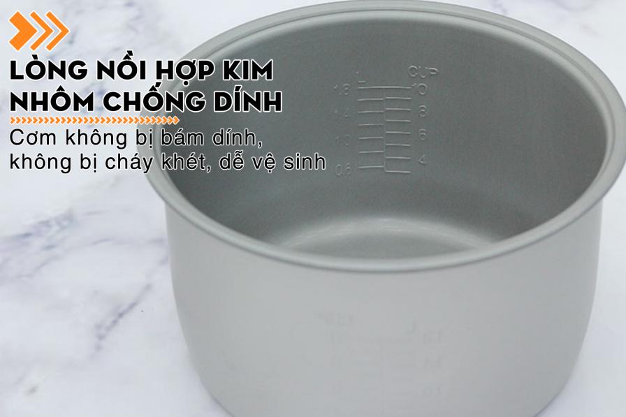 Nồi cơm điện nắp gài Panasonic 1.8 lít SR-MEV18LRA