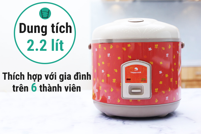 Nồi cơm điện Happycook 2.2L HC-220N