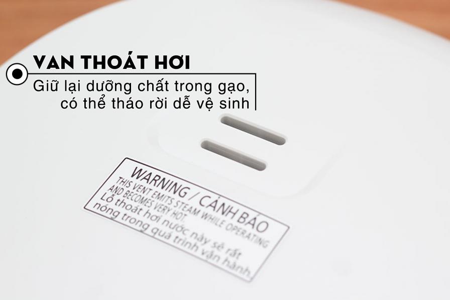 Nồi cơm điện tử Panasonic 1 lít SR-ZE105WRAM