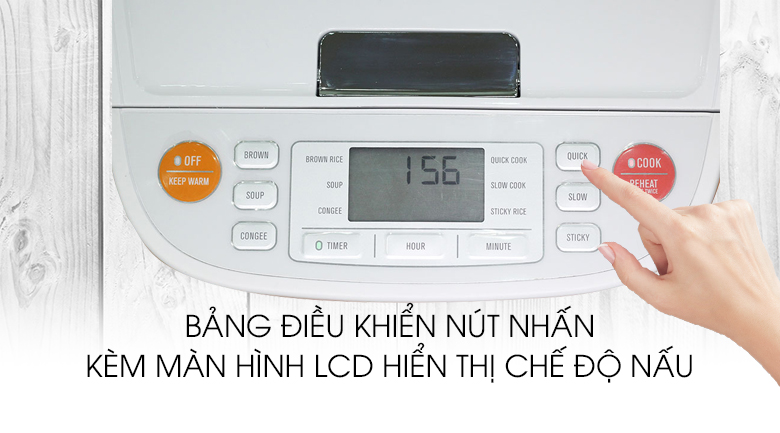 Nồi cơm điện tử Electrolux 1.2 lít ErgoSense (ERC6503W)