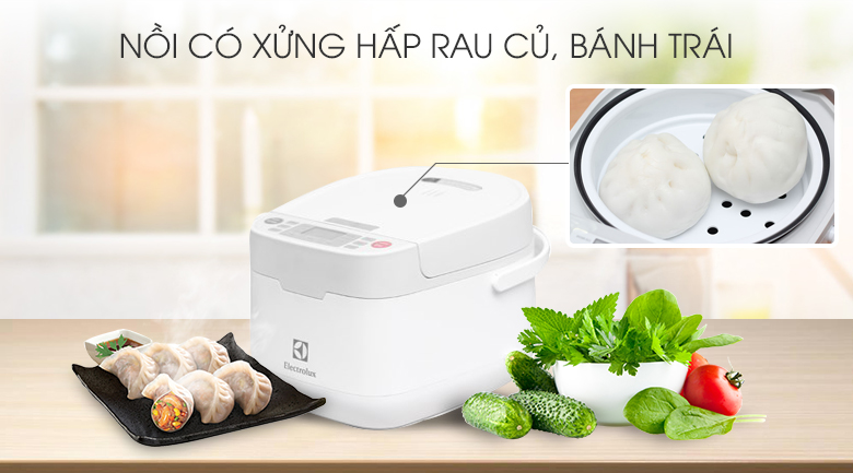 Nồi cơm điện tử Electrolux 1.2 lít ErgoSense (ERC6503W)