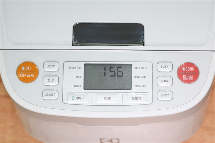Nồi cơm điện tử Electrolux 1.2 lít ErgoSense (ERC6503W) Màu Trắng