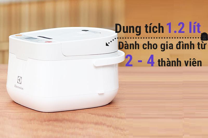 Nồi cơm điện tử Electrolux 1.2 lít ERC6503W