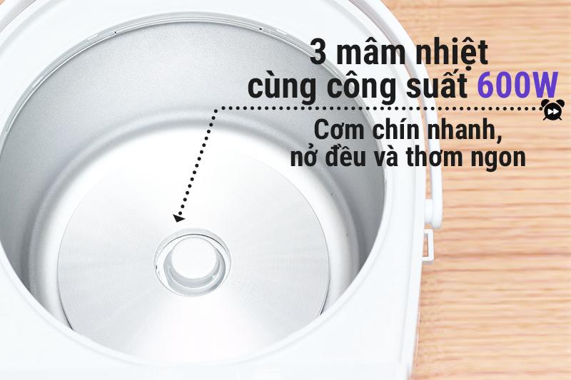Nồi cơm điện tử Electrolux 1.2 lít ERC6503W
