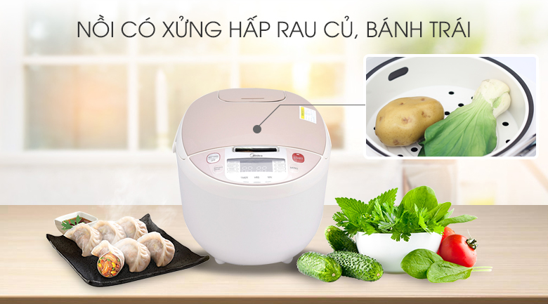 Nồi cơm điện tử Midea 1.8 lít MB-FS5018