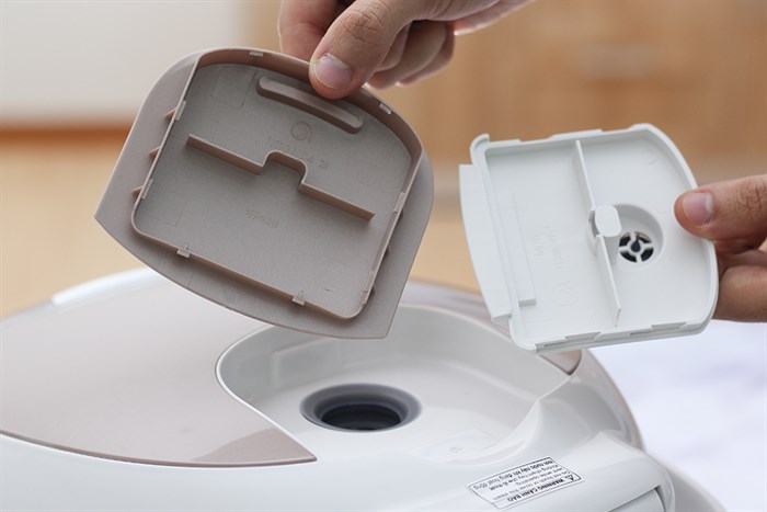 Nồi cơm điện tử Midea 1.8 lít MB-FS5018 Màu Trắng - Hồng