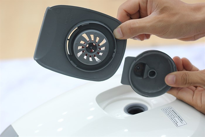 Nồi cơm điện tử Midea 1.8 lít MR-SC18MB Màu Trắng - Xám