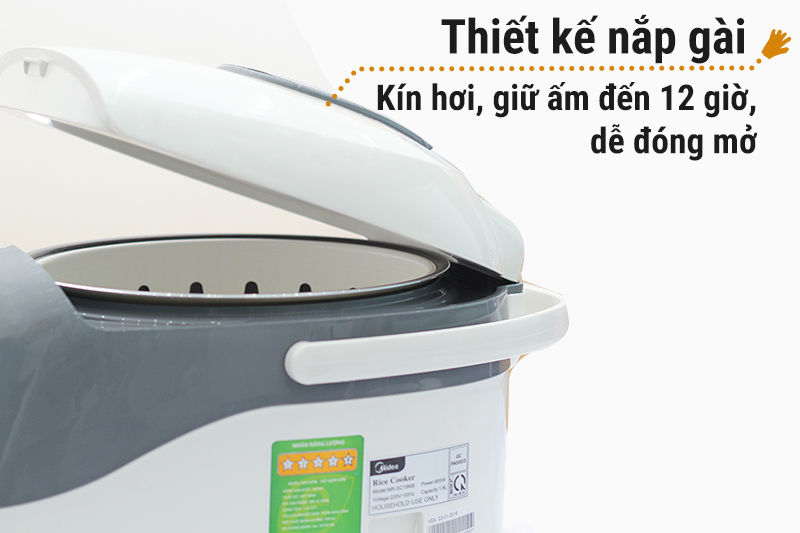 Nồi cơm điện tử Midea 1.8 lít MR-SC18MB