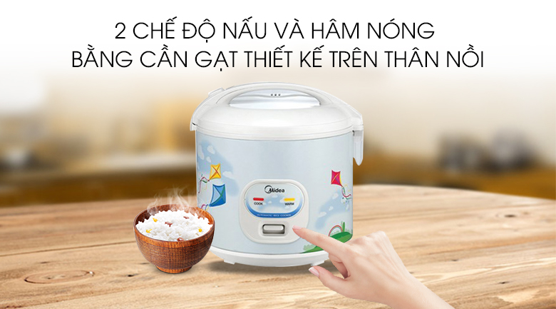 Nồi cơm điện Midea 1.8 lít MR-CM1801
