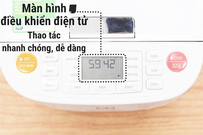 Nồi cơm điện tử Electrolux 1.8 lít ERC6603W