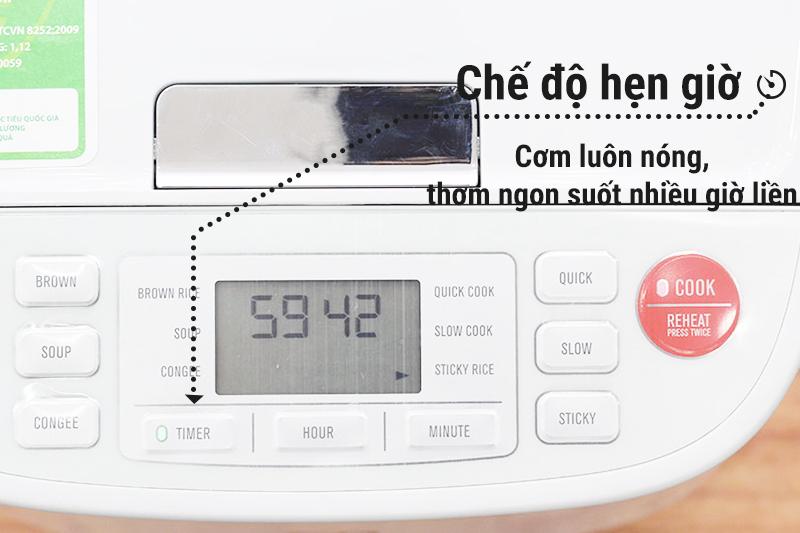 Nồi cơm điện tử Electrolux 1.8 lít ERC6603W