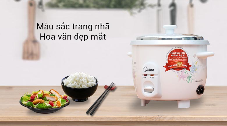 Nồi cơm điện Midea 1 lít MR-GM10SA